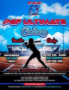 2024 PGF Ultimate Challenge flyer