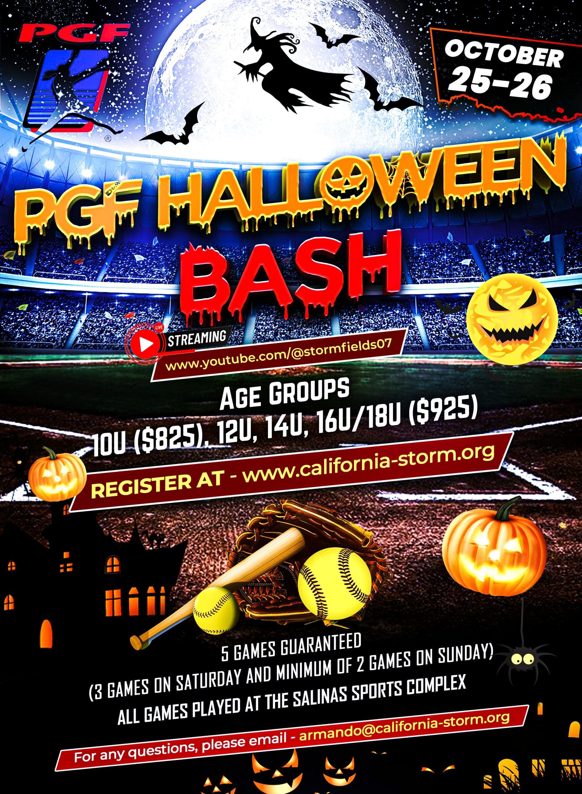 2025 PGF Halloween Bash flyer 2025 PGF Halloween Bash flyer